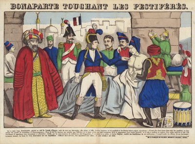 Bonaparte touchant les pestiférés - French School